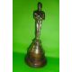 Escultura de bronce Oscar sobre madera